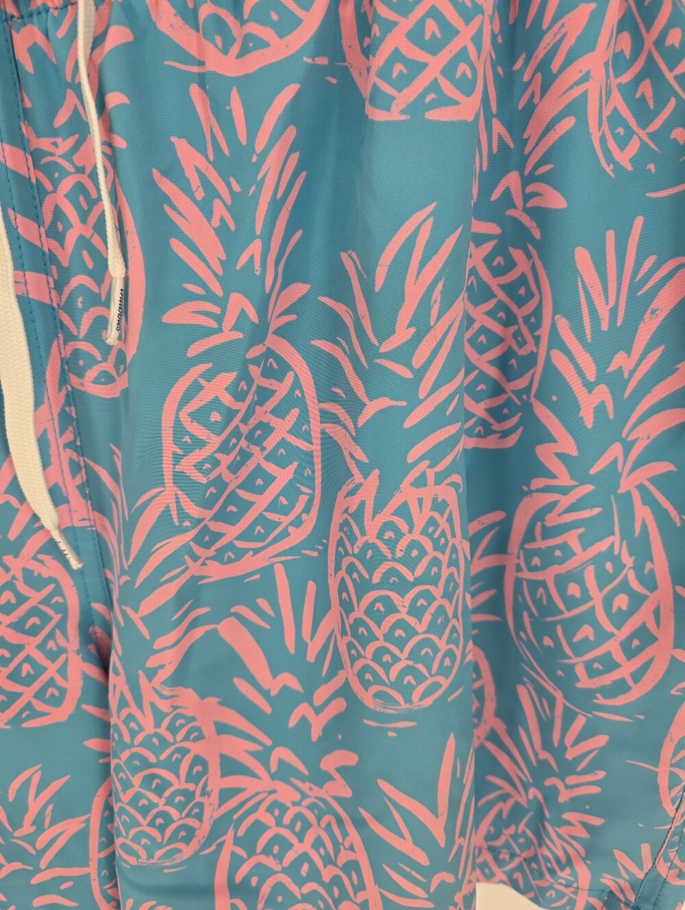 Chubbies Swim Trunks XXL 5.5" Inseam Pineapple Print Blue Pink - Picture 3 of 9